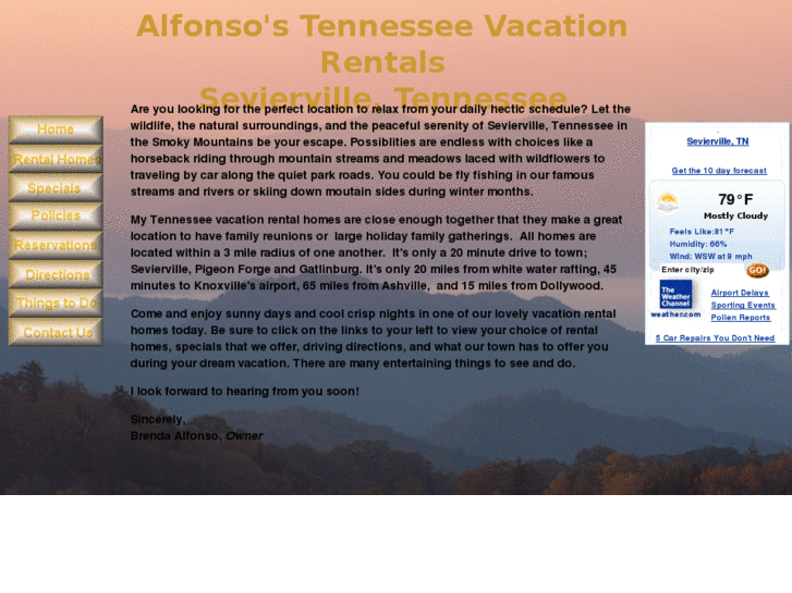www.alfonsotennesseevacationrentals.com