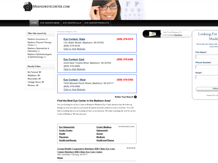 www.madisoneyecenter.com