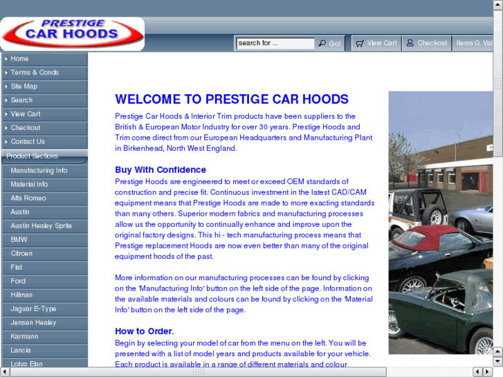 www.prestigecarhoods.com