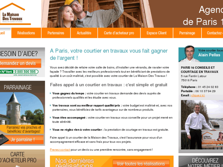 www.lamaisondestravaux-paris-16.com