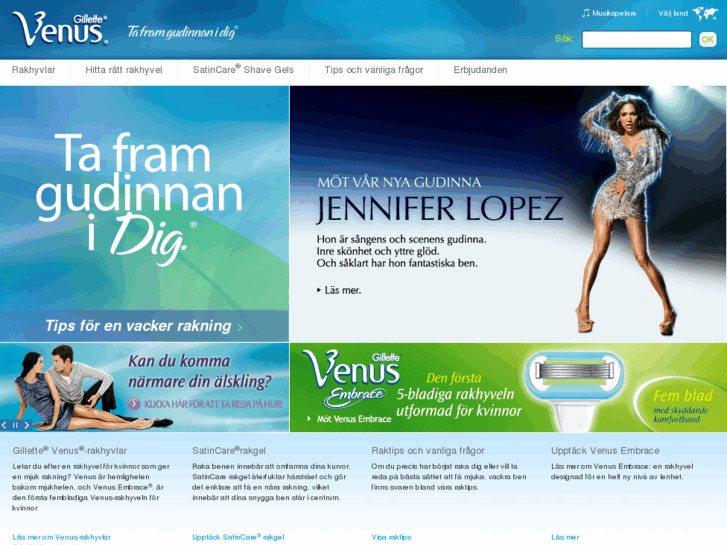 www.gillettevenus.se
