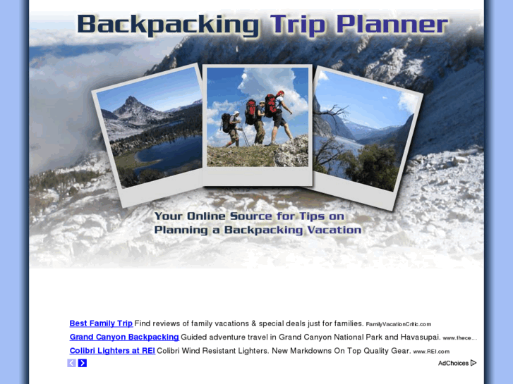 www.backpackingtripplanner.com