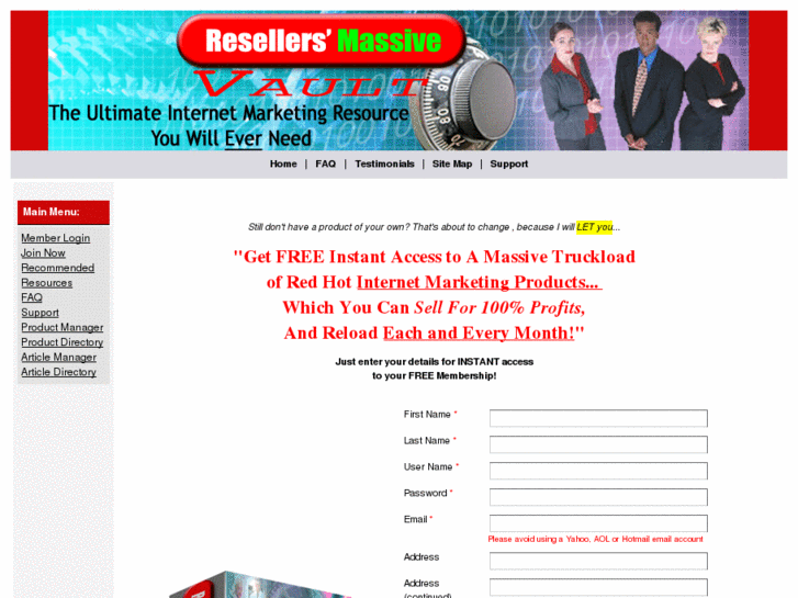 www.resellersmassivevault.com