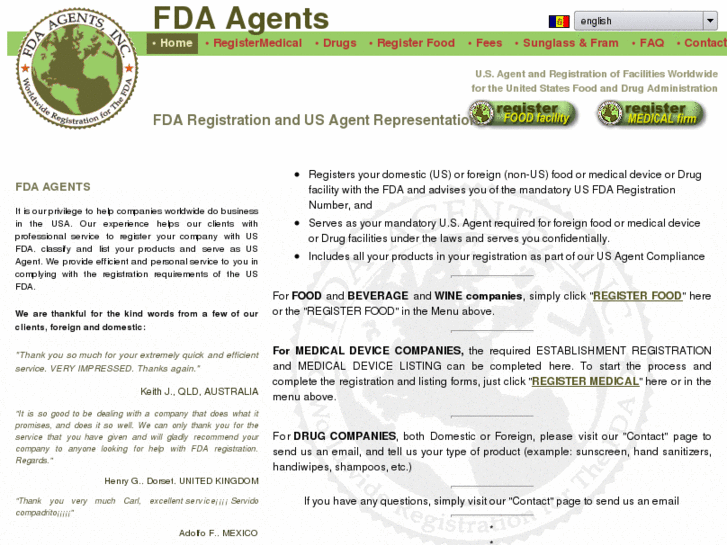 www.fdaagents.com