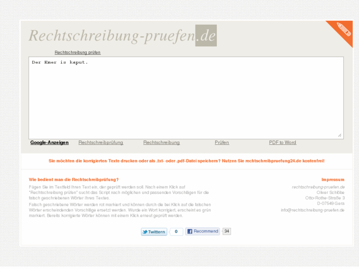 www.rechtschreibung-pruefen.de