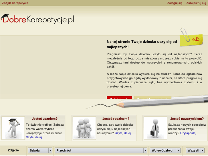 www.dobrekorepetycje.pl