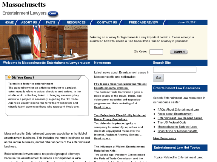 www.massachusettsentertainmentlawyers.com