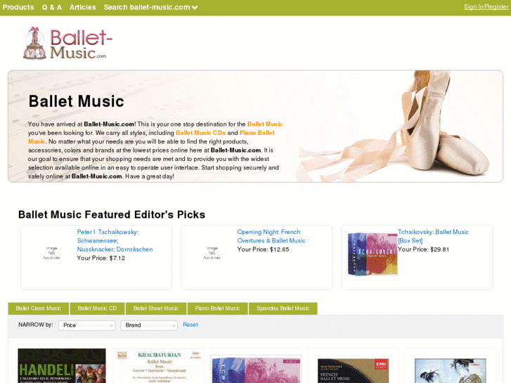 www.ballet-music.com