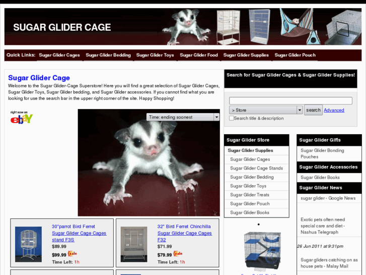 www.sugar-glider-cage.com