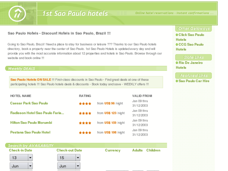www.1stsaopaulohotels.com