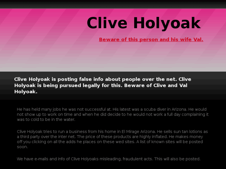 www.cliveholyoak.com