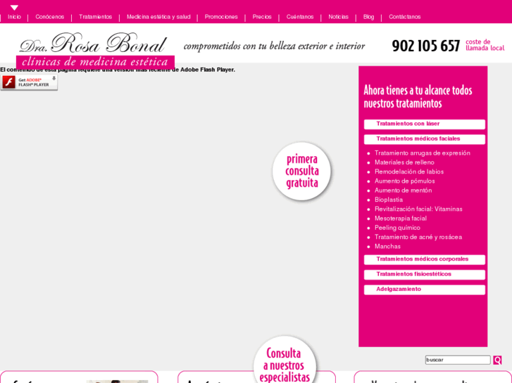 www.medicinaesteticarosabonal.es