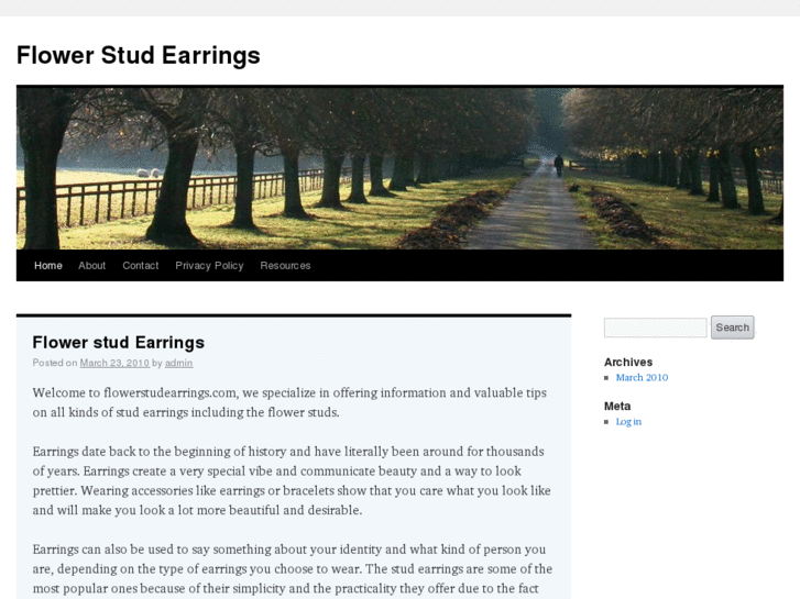 www.flowerstudearrings.com