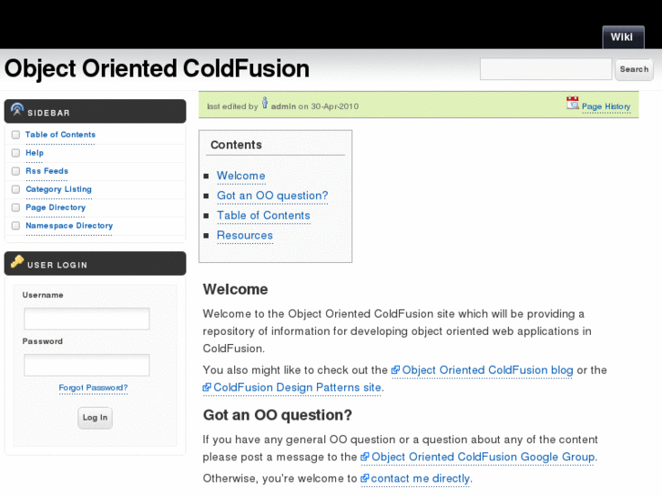 www.objectorientedcoldfusion.org