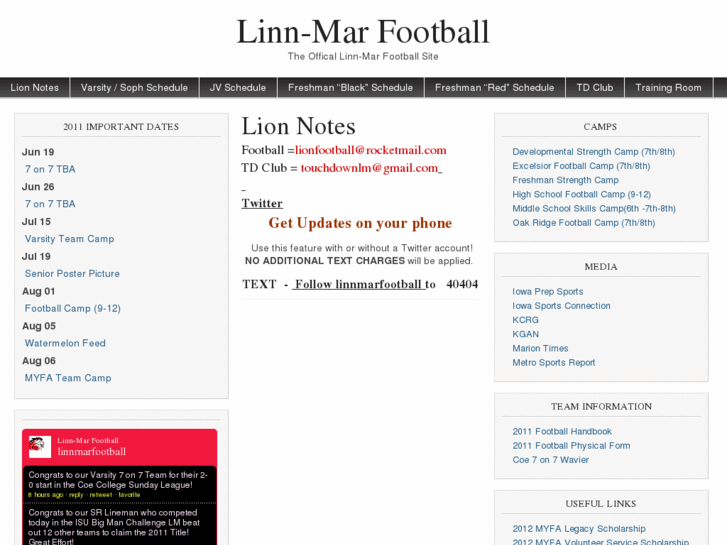 www.linnmarlionfootball.com