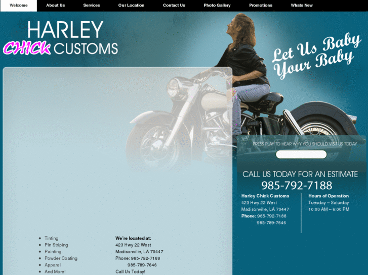 www.harleychickcustoms.com