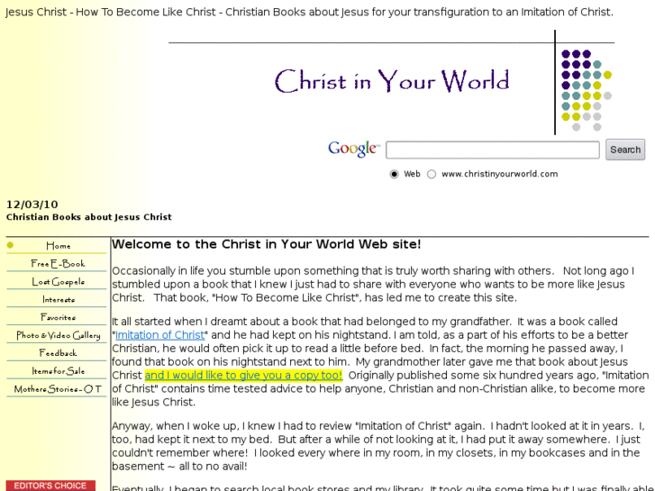 www.christinyourworld.com