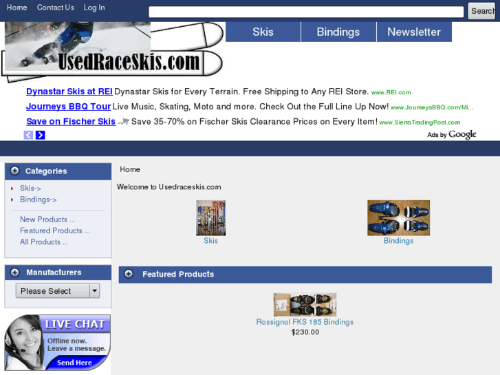 www.usedraceskis.com
