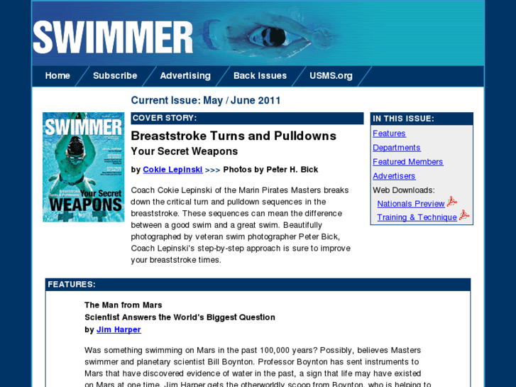 www.usmsswimmer.com