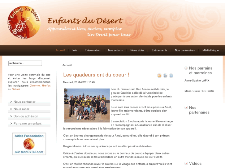 www.enfantsdudesert.org