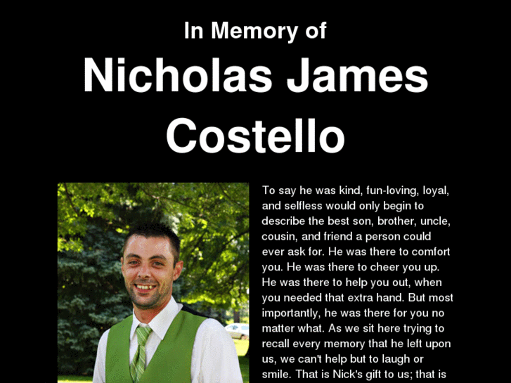 www.nicholasjamescostello.com