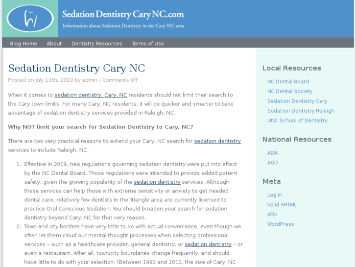 www.sedationdentistrycarync.com