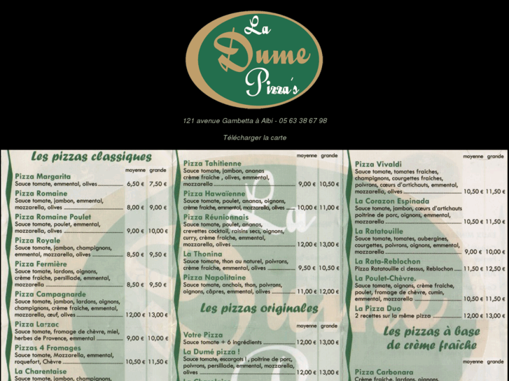 www.ladumepizzas.com