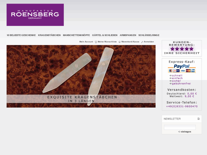 www.roensberg-shop.com