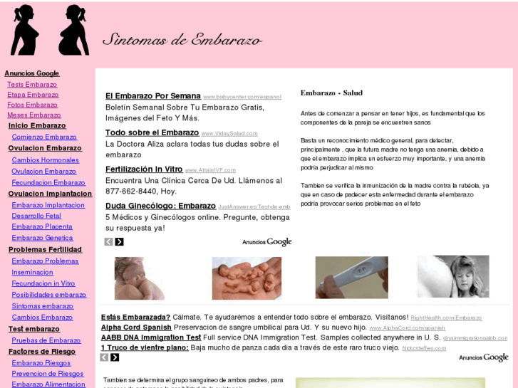 www.sintomasdeembarazo.net