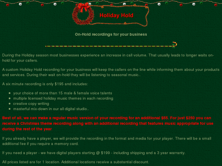 www.holidayhold.com
