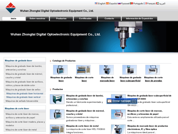 www.zhongtailaser.es