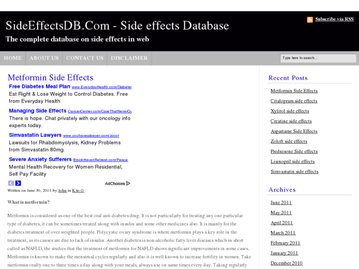 www.sideeffectsdb.com