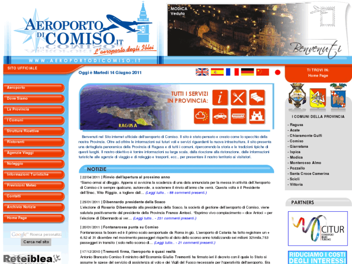 www.aeroportodicomiso.it