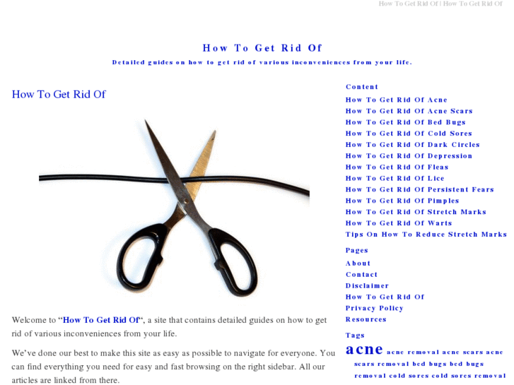 www.howtogetridof.info