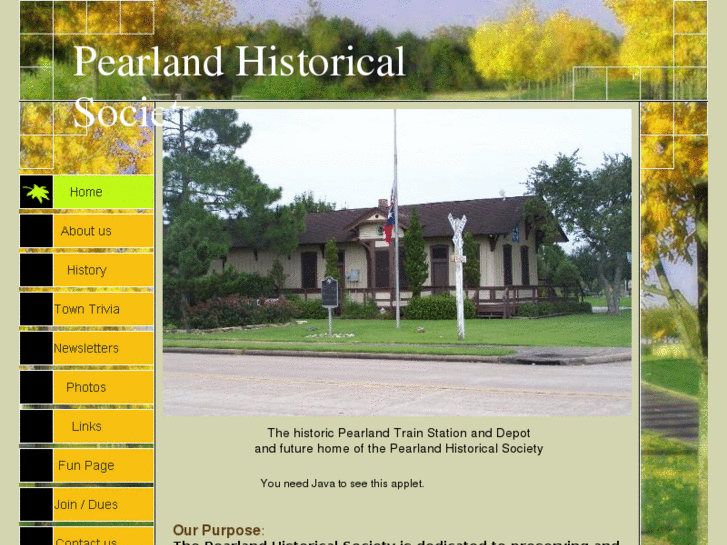 www.pearlandhistoricalsociety.com