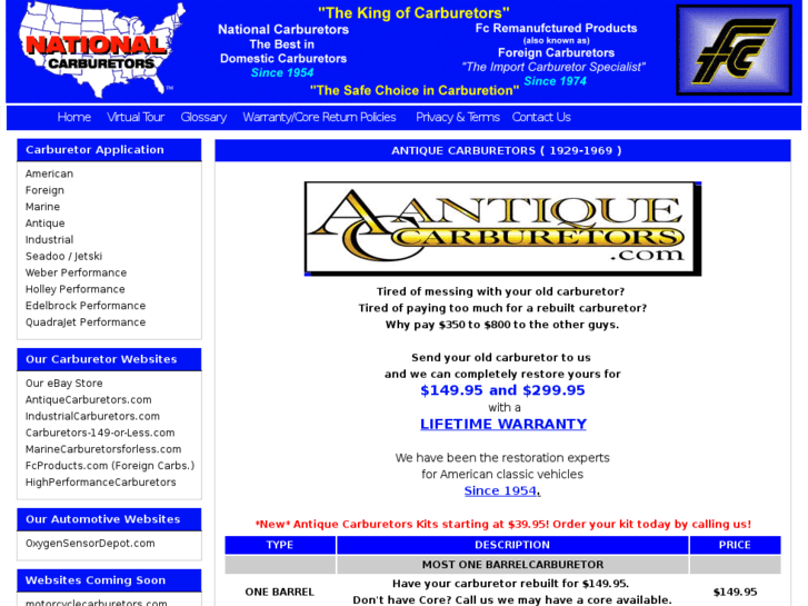 www.antiquecarburetors.com