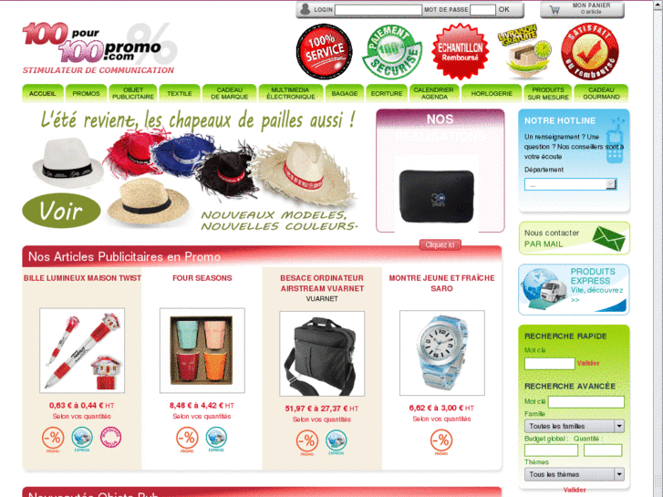 www.100pour100promo.com
