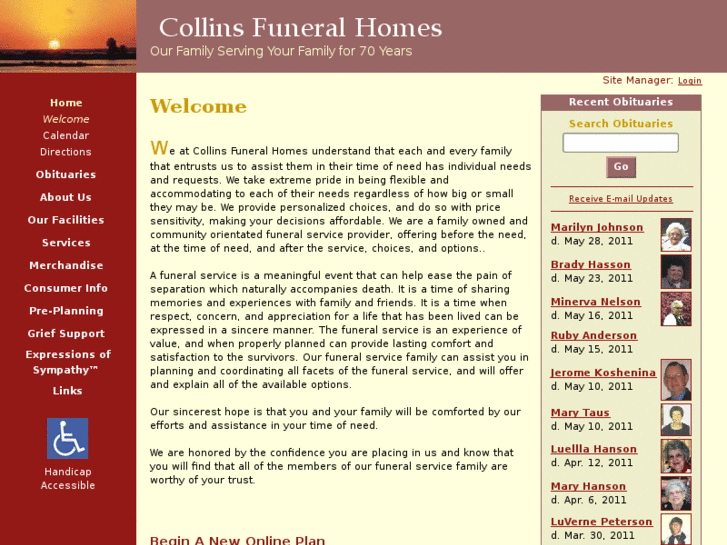 www.collinsfunerals.com