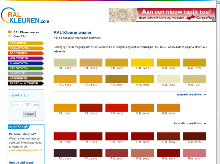 www.ral-kleuren.com