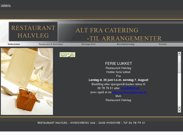 www.restauranthalvleg.dk
