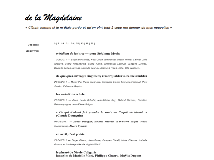 www.lettre-de-la-magdelaine.net