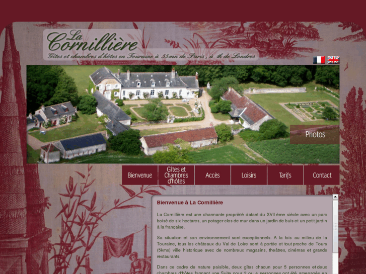 www.gites-lacornilliere-touraine.com