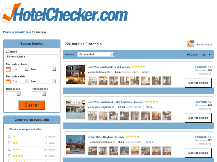 www.hotelesflorencia.com