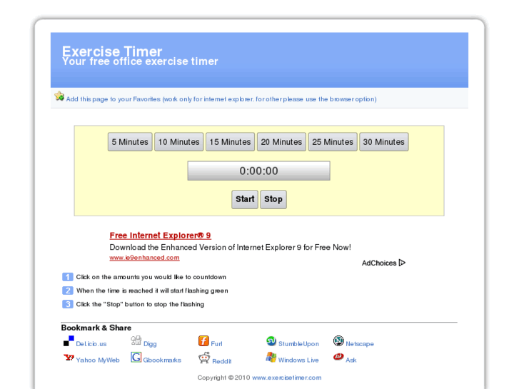 www.exercisetimer.com