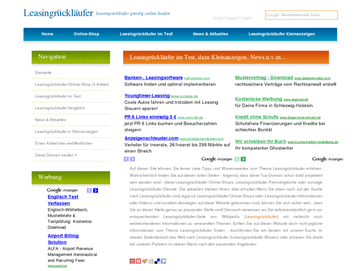 www.leasingruecklaeufer.info