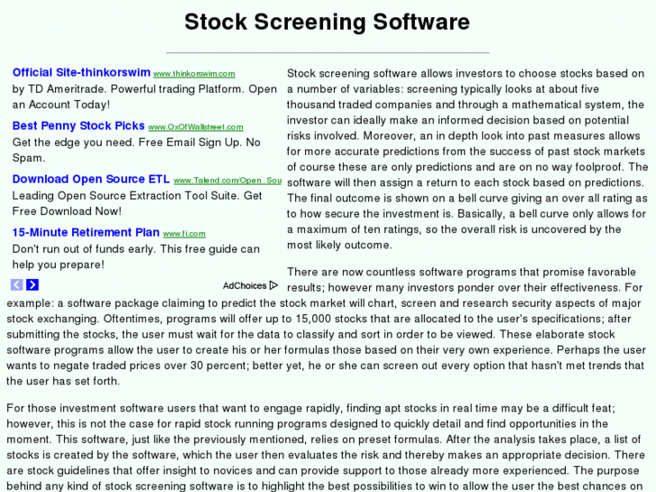 www.stockscreeningsoftware.com
