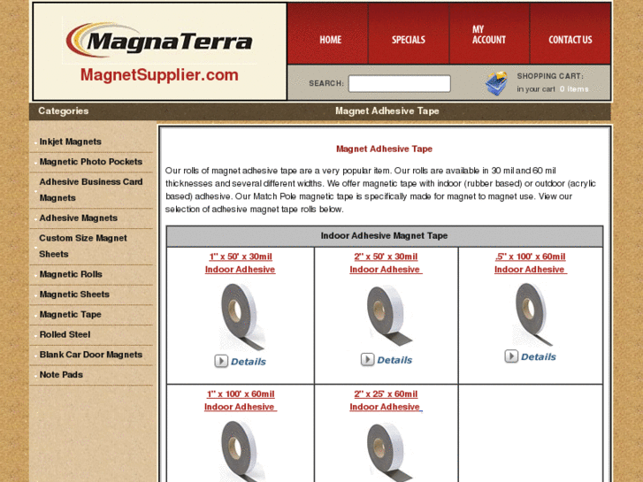 www.magnetadhesivetape.com