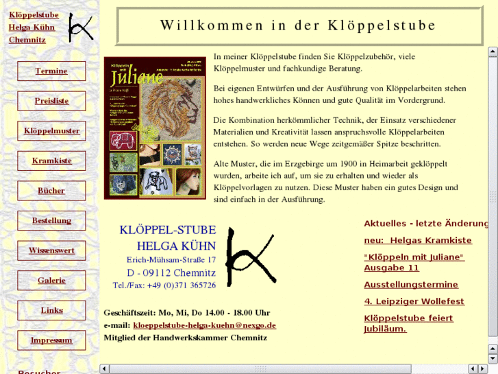 www.kloeppelstube.com