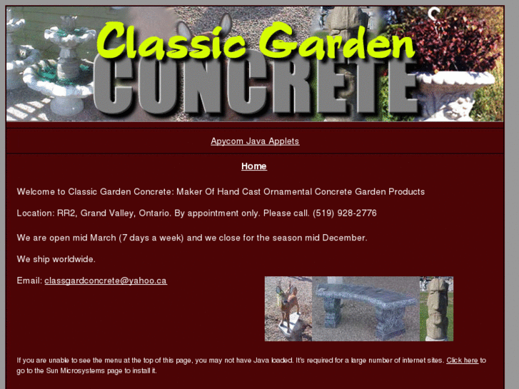 www.classicgardenconcrete.com