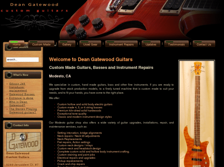 www.deangatewoodguitars.com